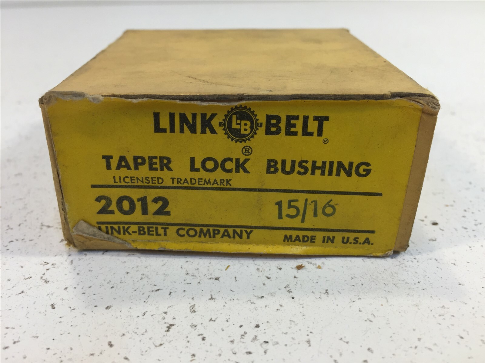 LinkBelt Taper Lock Bushing 2012 15/16" Bore - New Old Stock - Made in USA