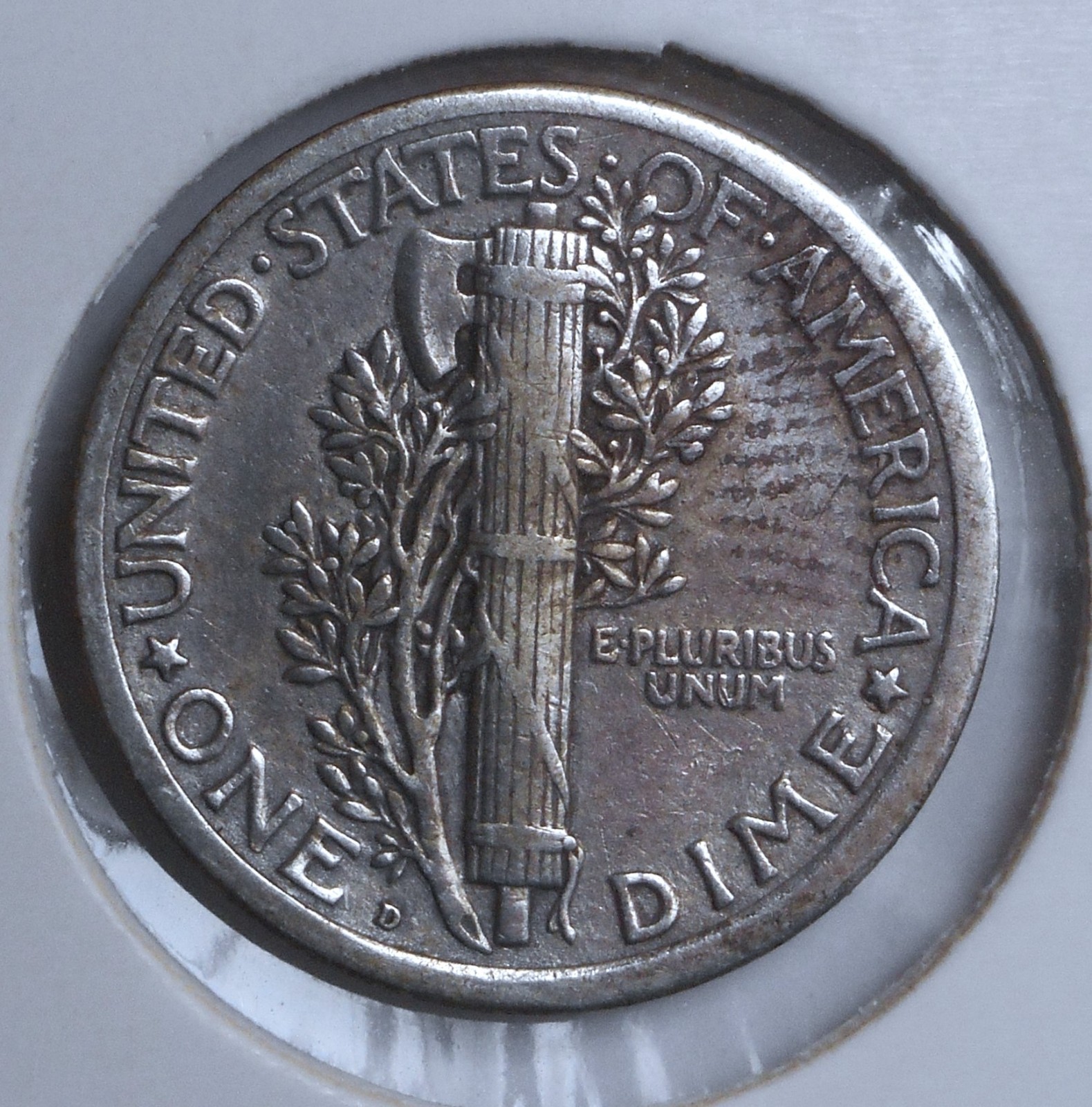 1924-d . Mercury Dime . XF . Extra Fine . Silver . Original . EF