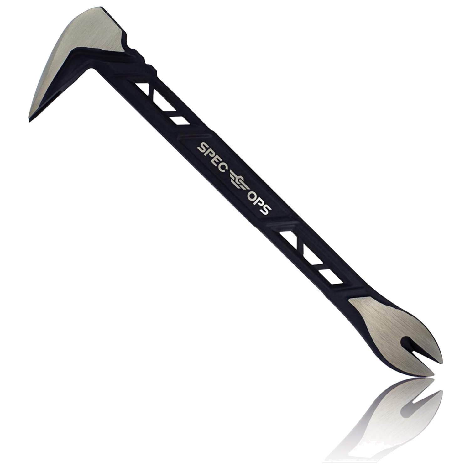 Lightweight 10-Inch Pry Bar with Precision Claws for Efficient Nail Removal