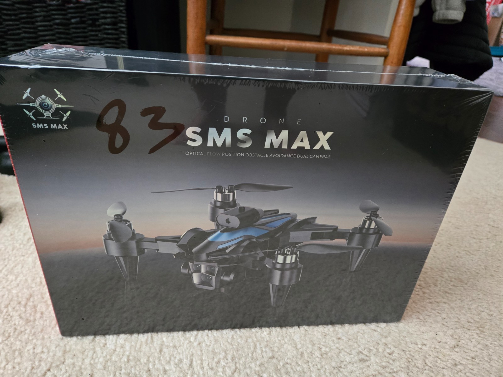 SMS MAX Drone Dual Camera 4K Optical Flow Obstacle Avoidance Quadcopter - NEW