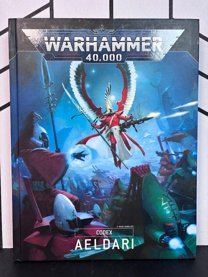 Warhammer 40,000 Codex Aeldari 9th Edition Eldar Hardback Rulebook LN