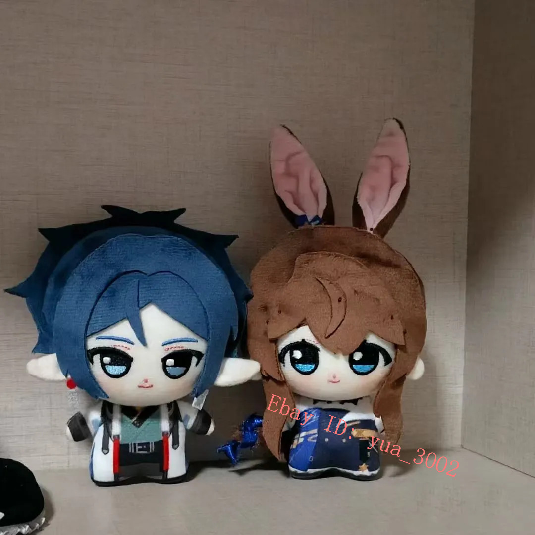 Anime Arknights Zuole Amiya Plush Doll Printed Nunu Stuffed Plushie Pendant Toys