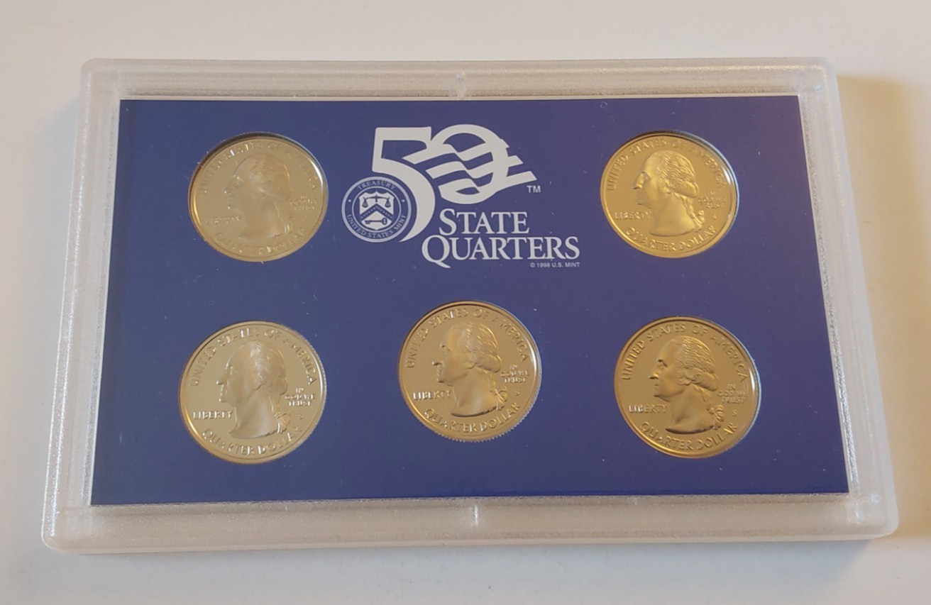 2004-S US Mint 50 State Quarters Proof Set OGP w/COA