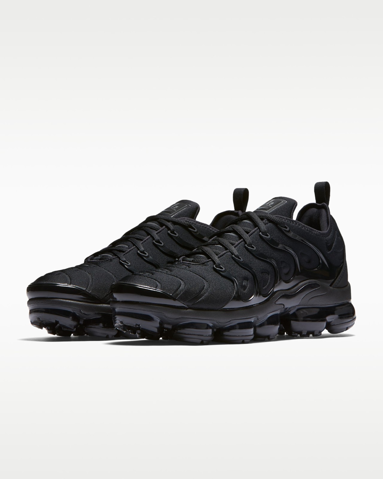 Nike Air Max Vapormax Plus Triple Black All Blackout 924453-004 Men's Sz 7