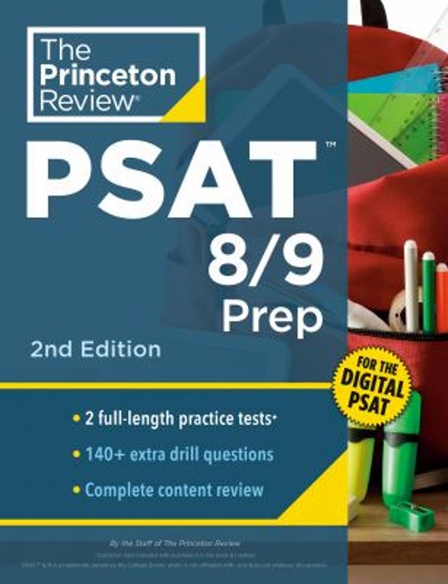 Princeton Review PSAT 8/9 Prep, 2nd Edition : 2 Practice Tests +
