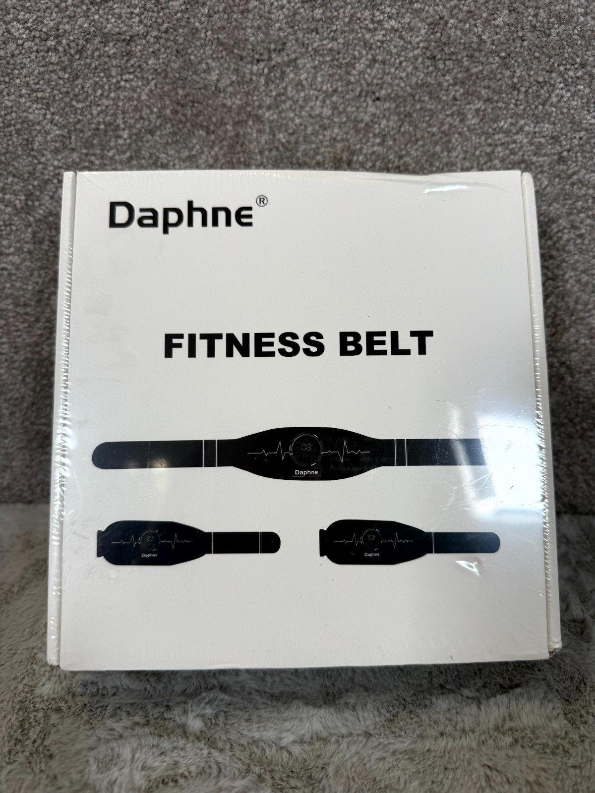 Daphne SM9065 Fitness Belts Black 10 Modes Adjustable Lightweight for Abdomen