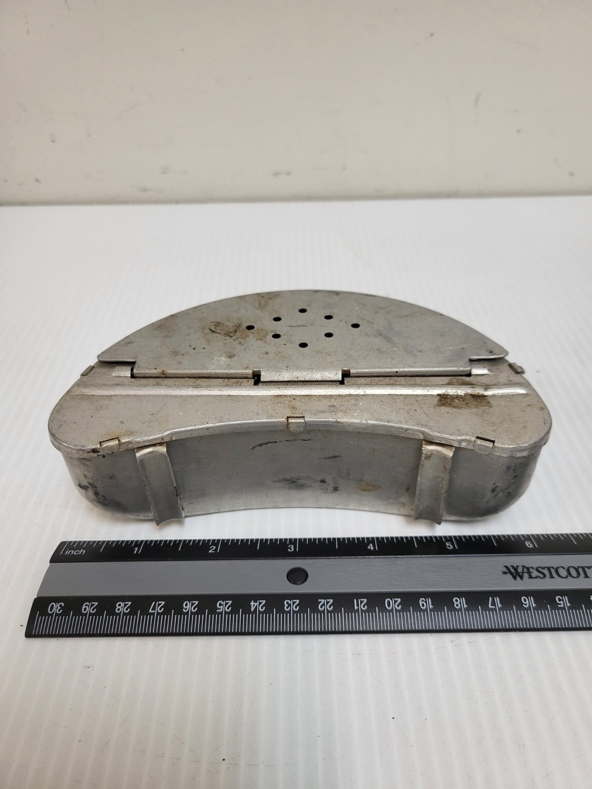 Vintage Worm Belt Container For Fishing