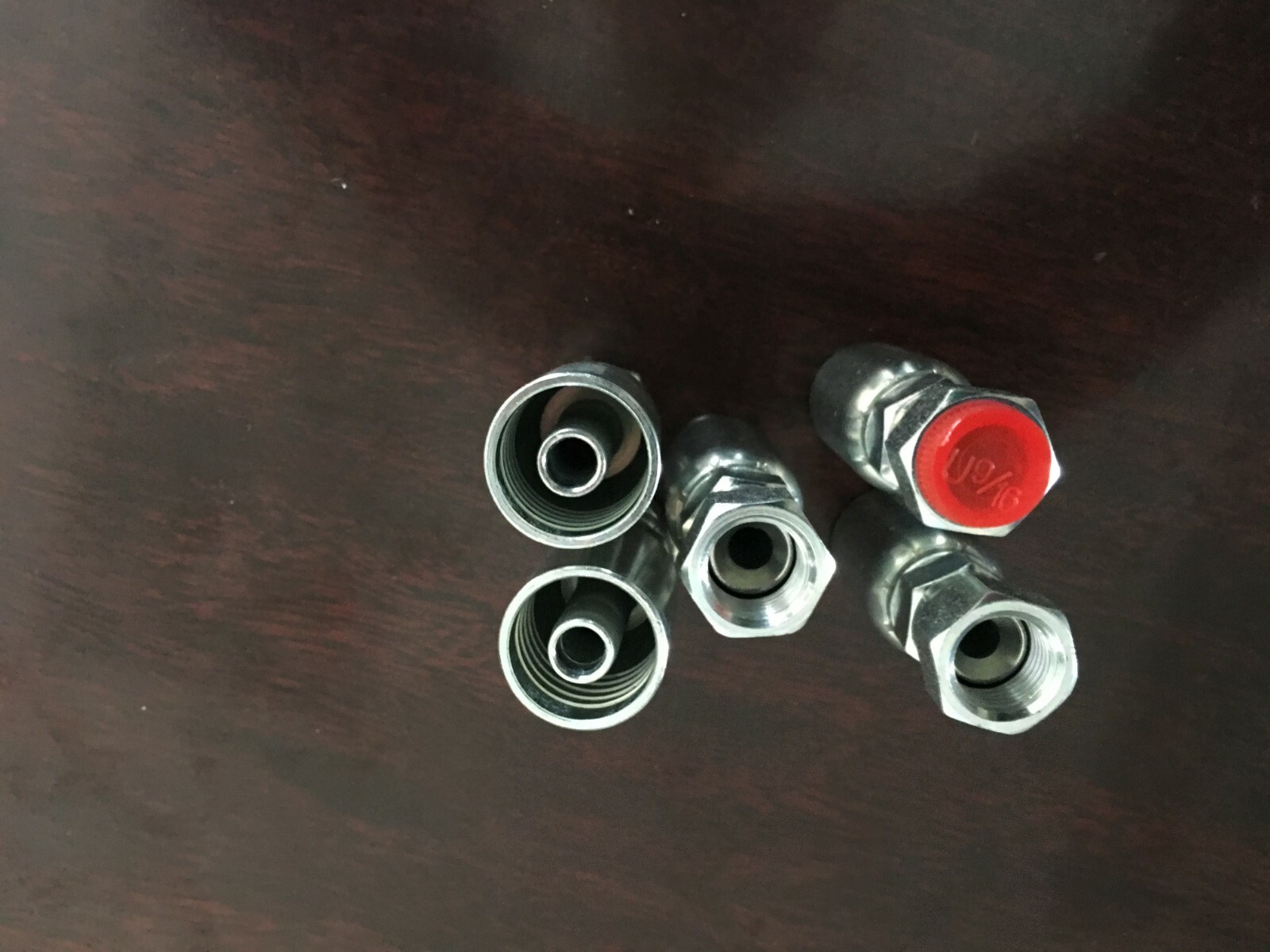 5 PK FJX-06-06 | 3/8" Hydraulic Hose x 3/8" JIC Female Swivel Fitting HY, U