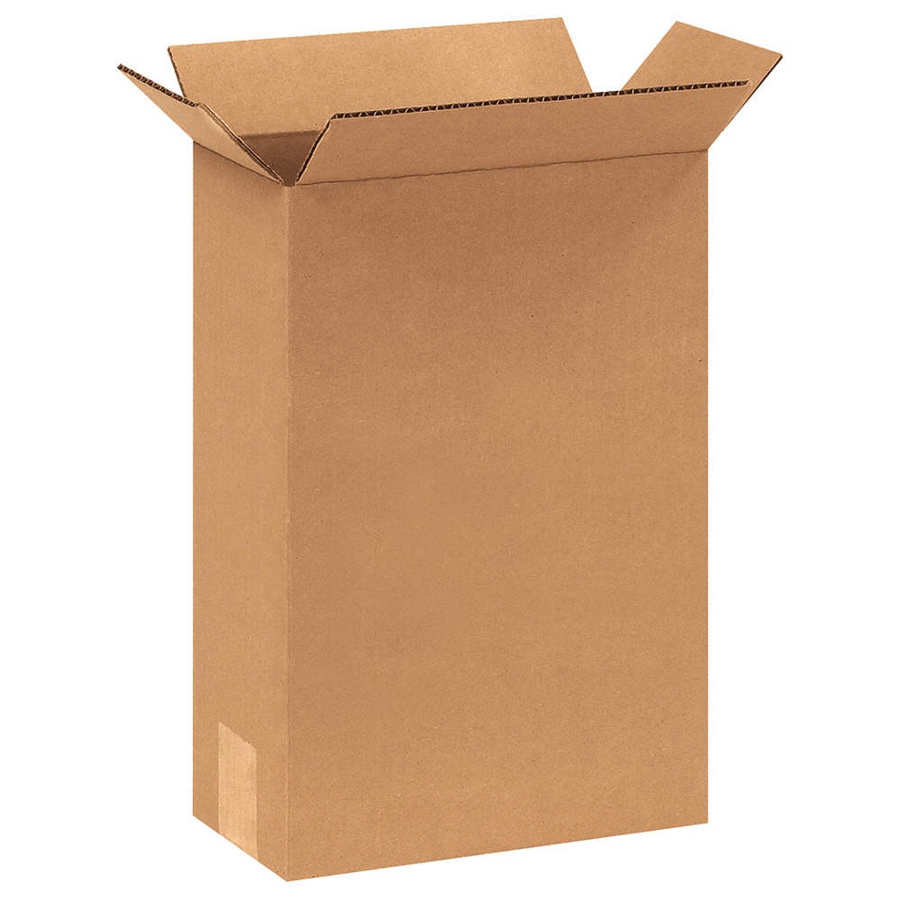 GRAINGER APPROVED 55VG25 PK 25 Shipping Box,8x4x12 in 55VG25