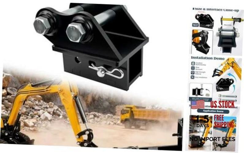 Mini Excavator Hitch - 2" Receiver, 85mm Bolt Center, 5000 Bolt Center