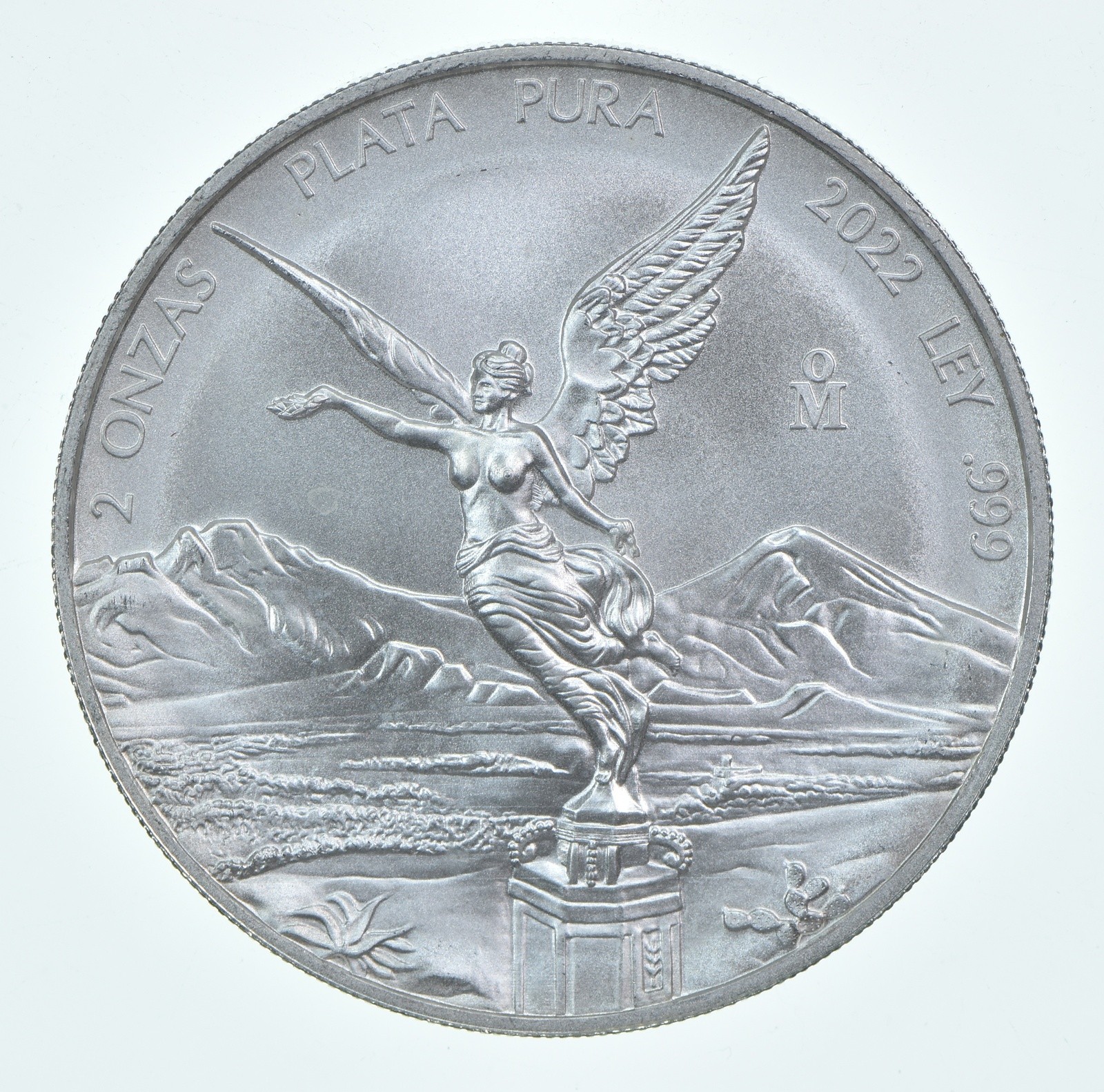 2022 Mo Mexico 2 Onza Silver Libertad