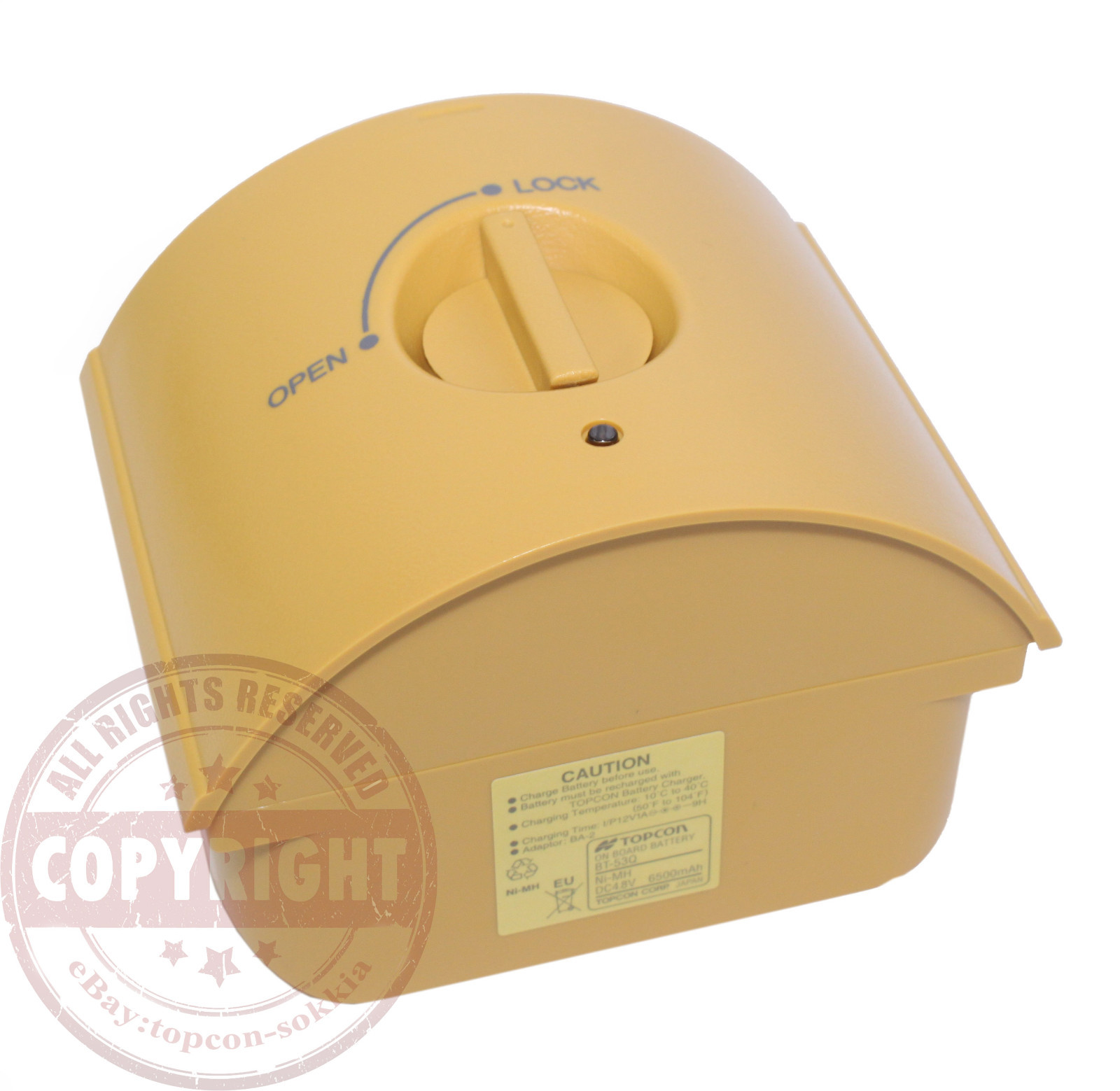 NEW! TOPCON BT-53Q RECHARGEABLE BATTERY FOR TP-L3,TP-L4,TP-L5 PIPE LASER LEVEL