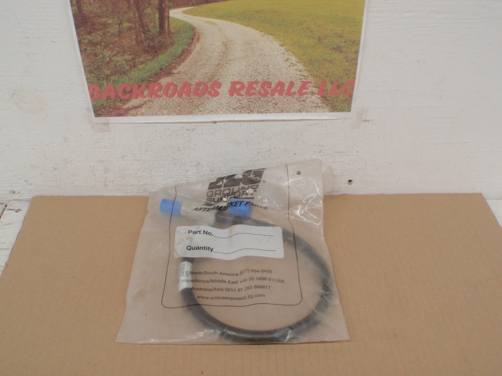 JLG Hydraulic Hose .25x21.00 STRx90 New Old Stock NOS