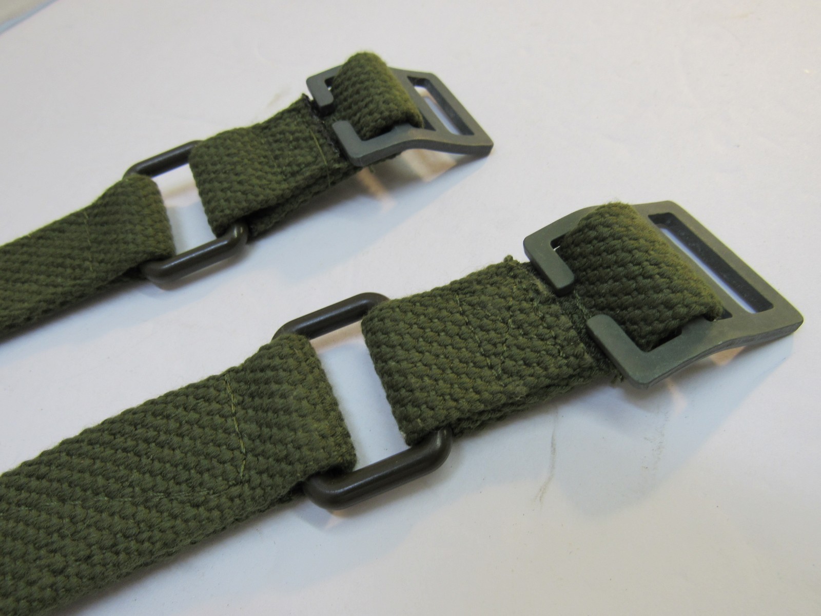 2 Danish Web Belt Gear Extender Like British Pattern 1944 Brace Attachment NOS