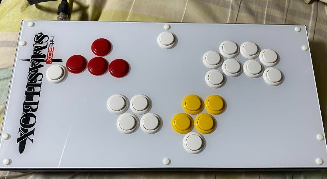 Hitbox Arcade Smash Box (Smashbox) Leverless Controller Tested very good JAPAN