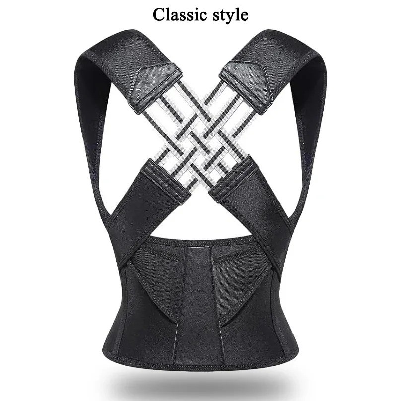 Back Posture Corrector Brace Adjustable Back Support Belt for Women Men