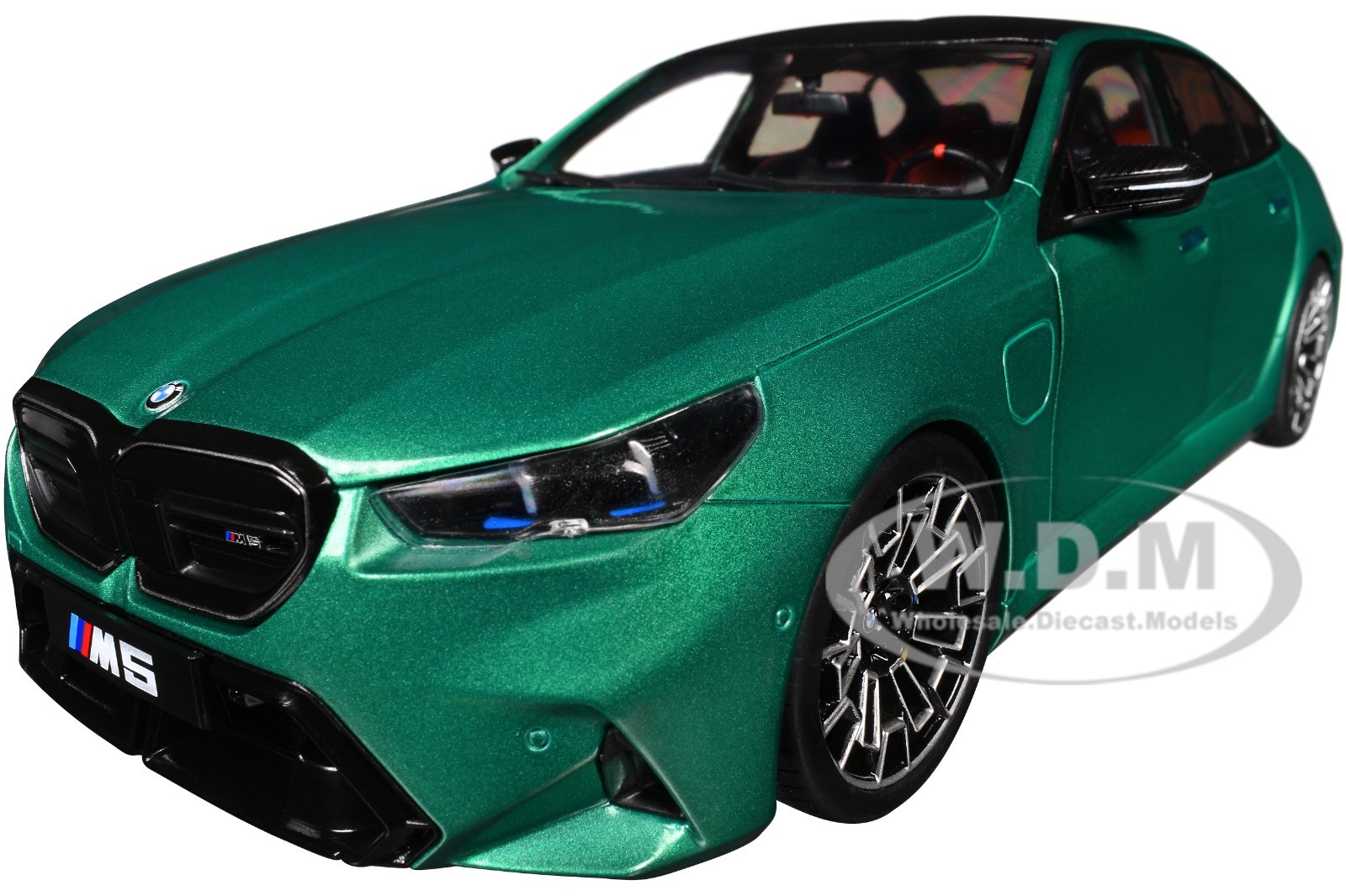 2025 BMW M5 ISLE OF MAN GREEN 1/18 DIECAST MODEL CAR BY SOLIDO S1814701
