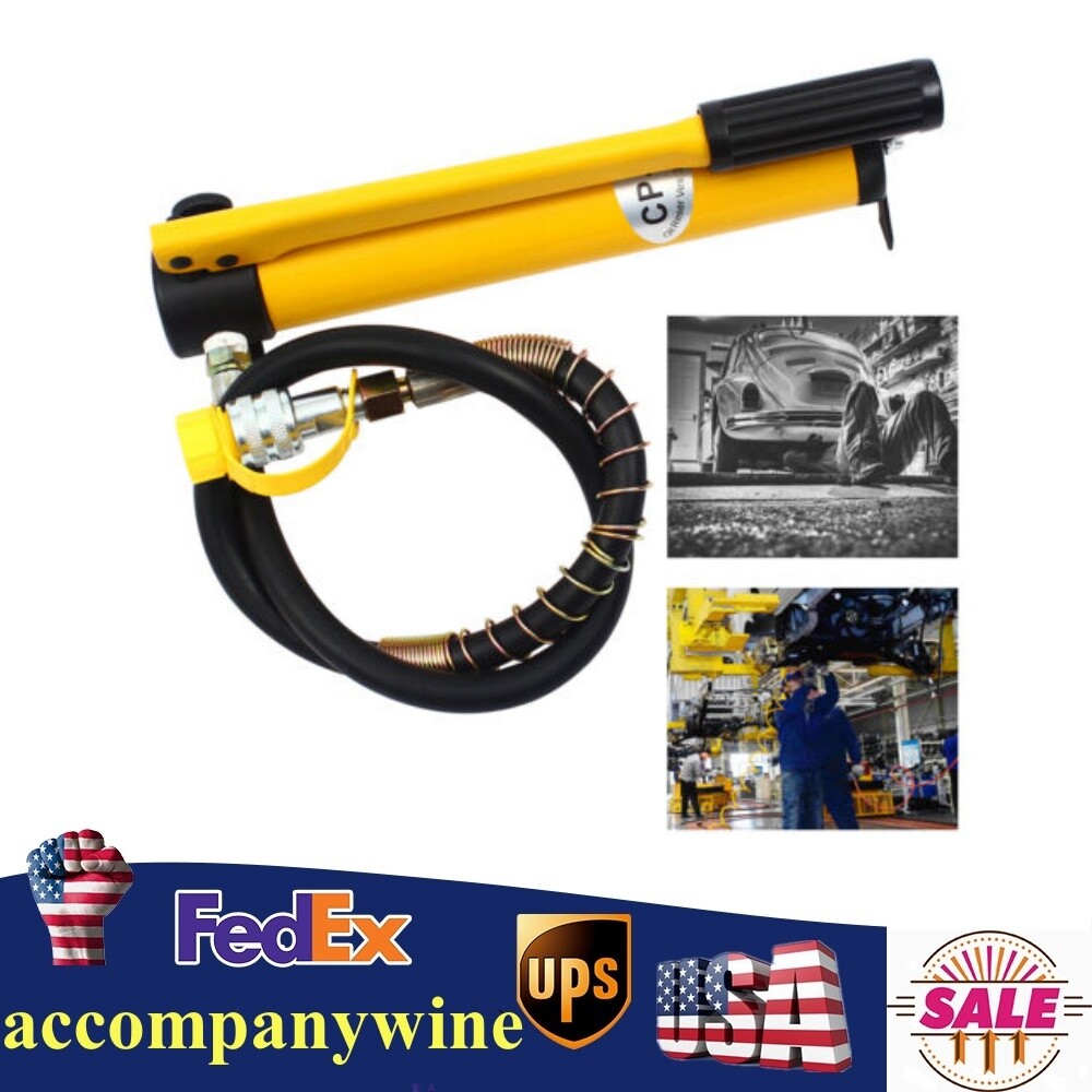 10000Psi  Manual Industrial Hydraulic Hand Pump for Separate Type Hydraulic Tool