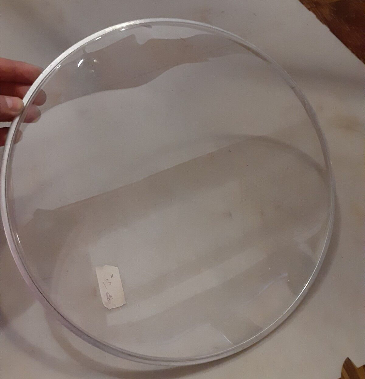 Clear Drumhead 13 in., minor surface scratches