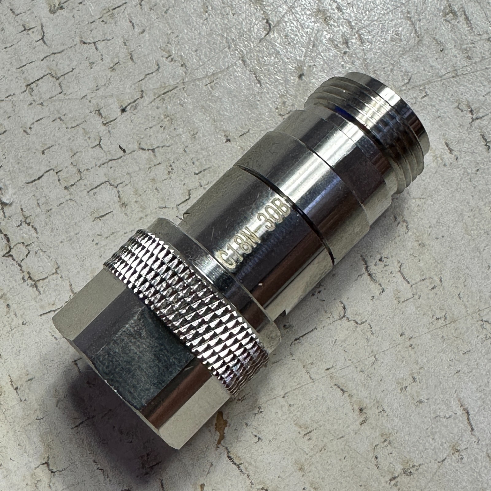 CentricRF C18N-30B N Attenuator 18Ghz 30db 2Watt VSWR 1.4 Male to Female S Steel