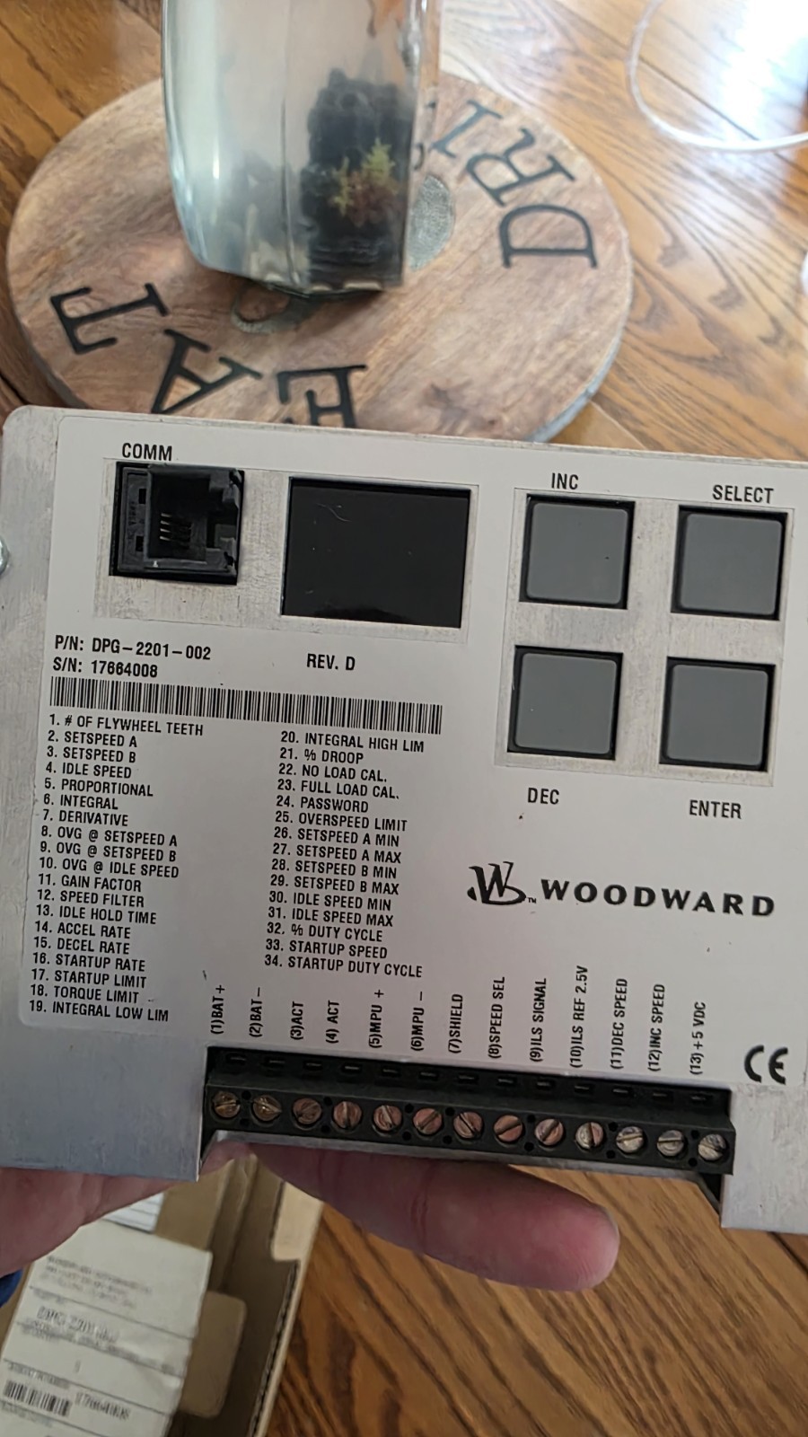 WOODWARD DPG-2201-002 Controller Brand New In Packaging