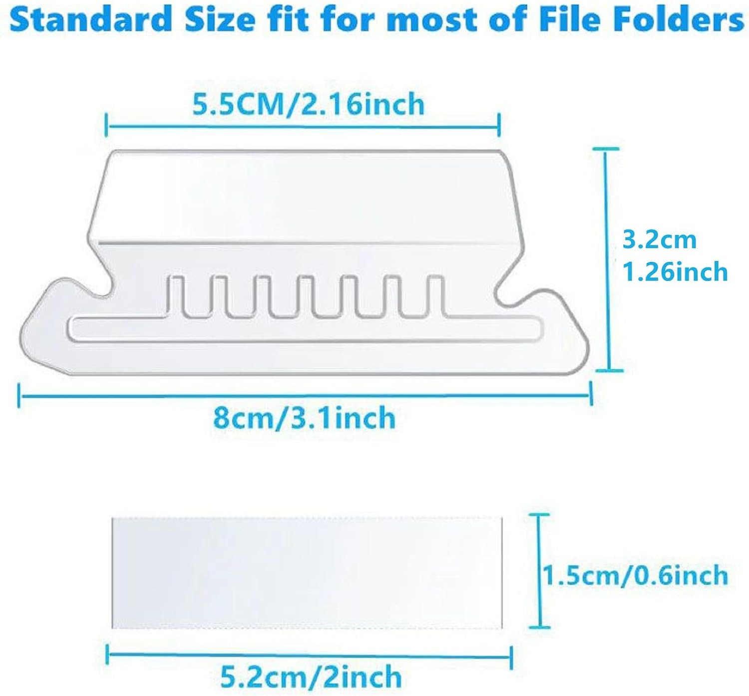 Folder Labels,50+50 Sets of Hanging Folder Label Tabs and Inserts for Hanging...