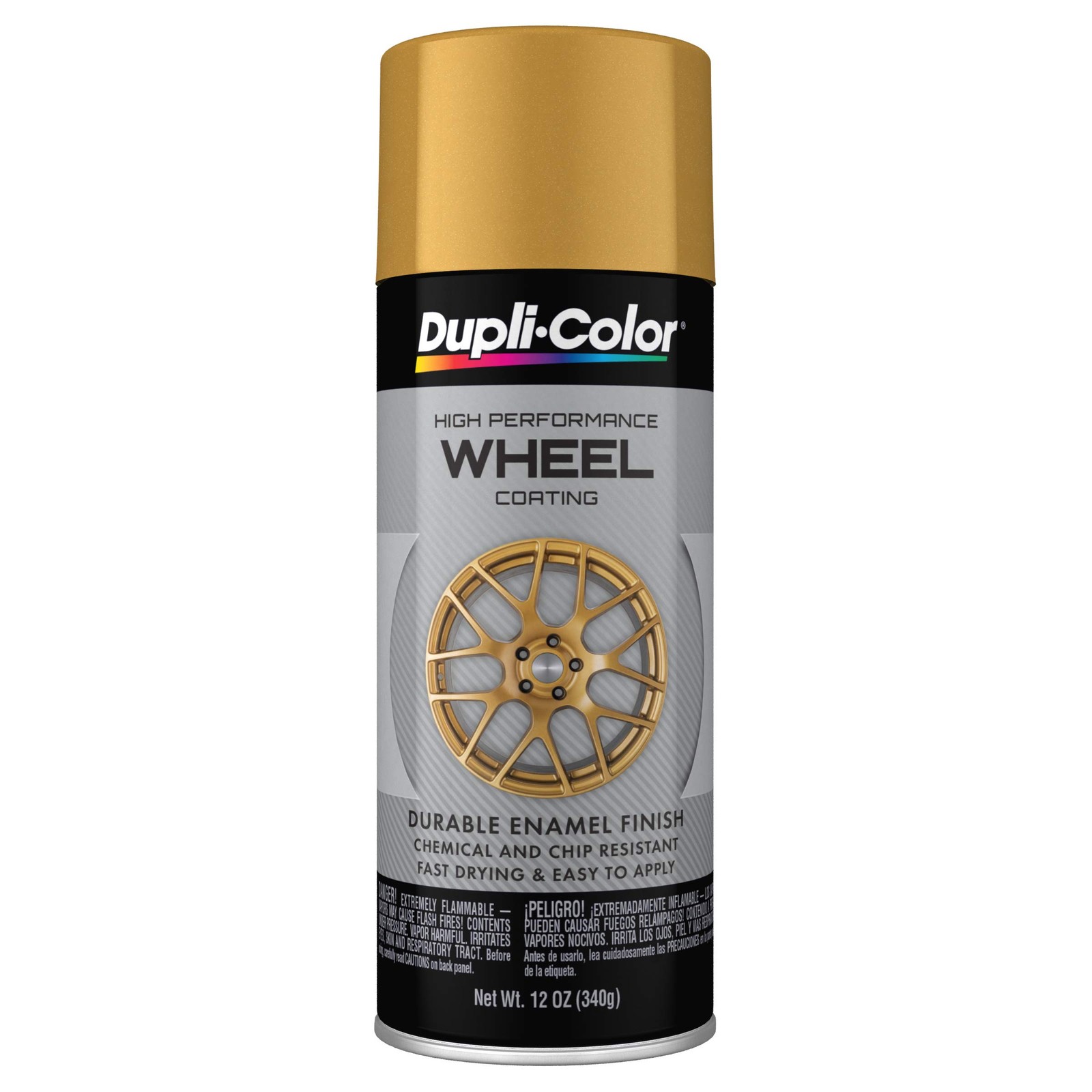 Dupli Color Gold Wheel Spray Paint Fast Drying Durable 12 Ounce Automotive Paint