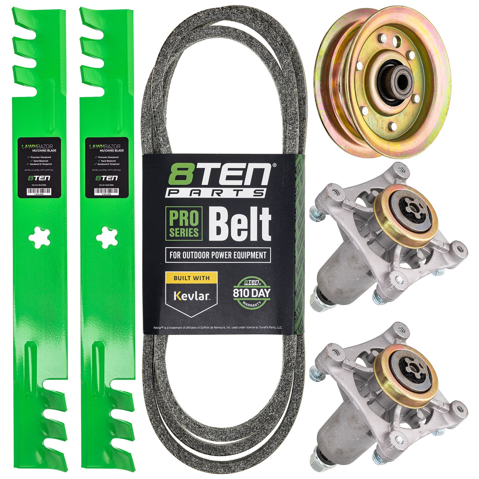 8TEN Deck Rebuild Kit for Poulan Pro PBA19542LT XT18542LT 532138971 532144959