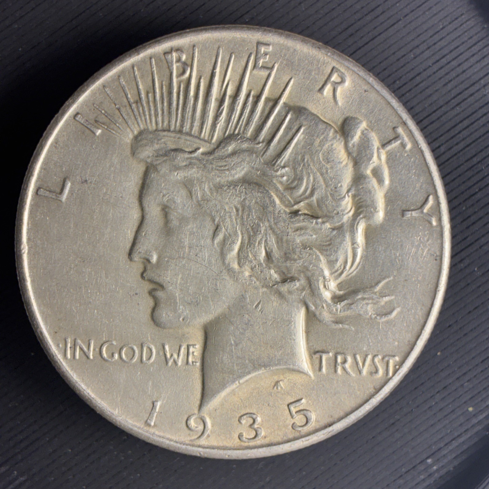1935 Peace Silver Dollar - Philadelphia - Final Year