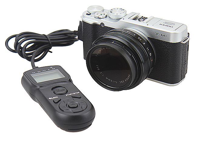 JJC compatible Fujifilm RR-90 Multi-Function Timer Remote Control for XQ1,X-A1