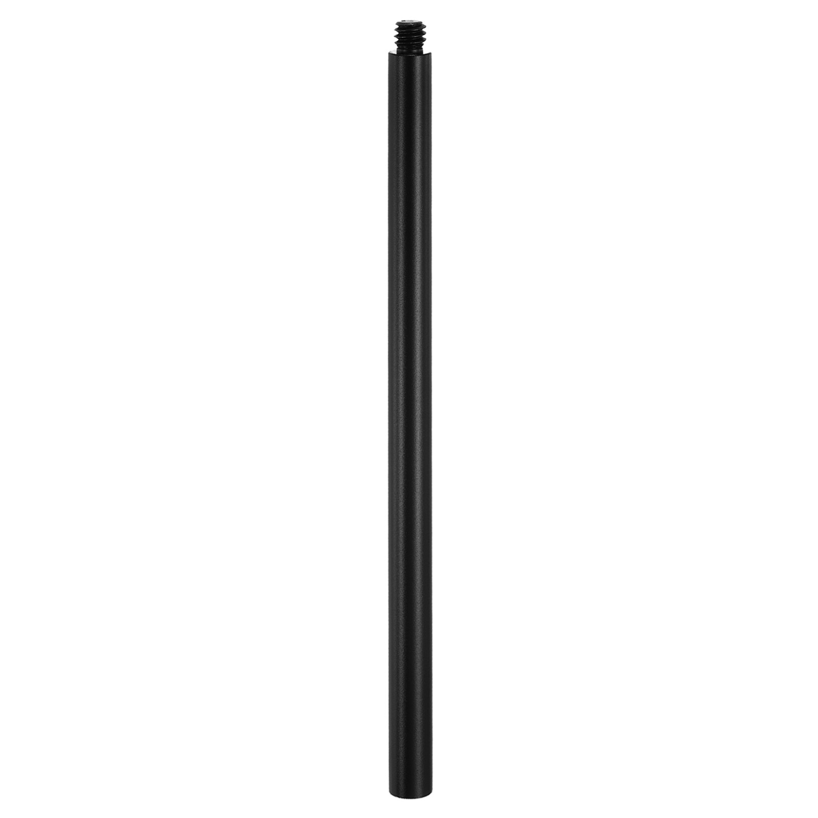 6" Metal Extension Rod, 1Pcs 1/4"-20 Female & Male Thread Tripod Tube Black