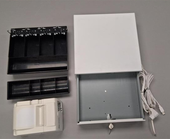Star Micronics TSP100IIIU USB Receipt Printer WHITE + Cash Drawer Bundle