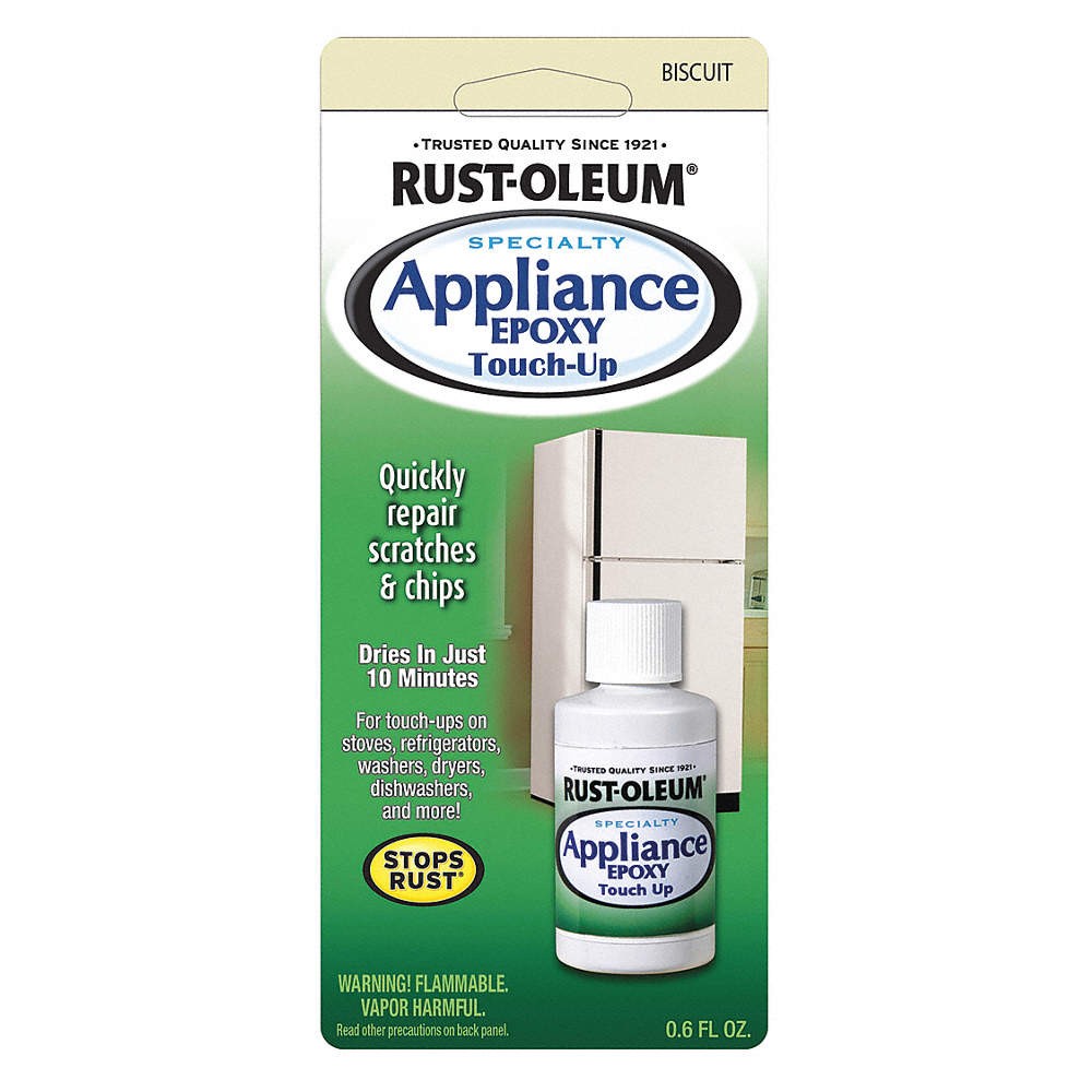 RUST-OLEUM 203002 Appliance Touch Up Paint,Biscuit,0.6 oz 34CJ37