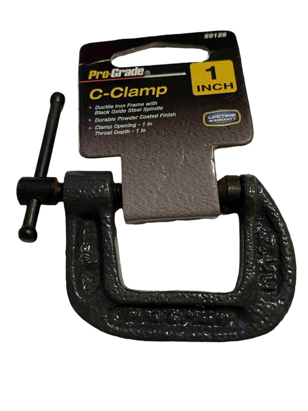 ProGrade 59128 C-Clamp 1" Clamp Opening 1" x Throat Depth 1" - New