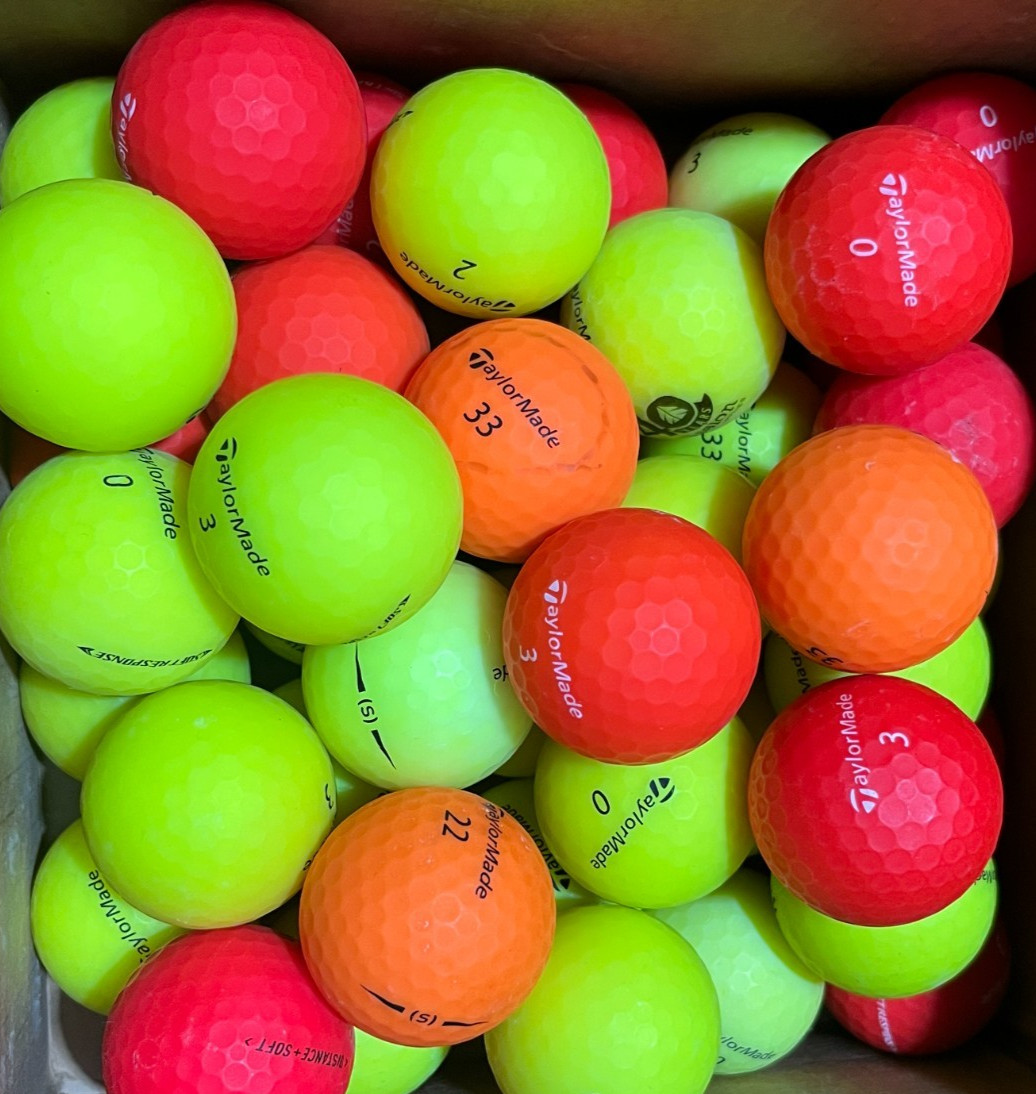 TaylorMade Matte Mix 24 Pack Used Golf Balls AAA 3A Bulk Recycled Balls