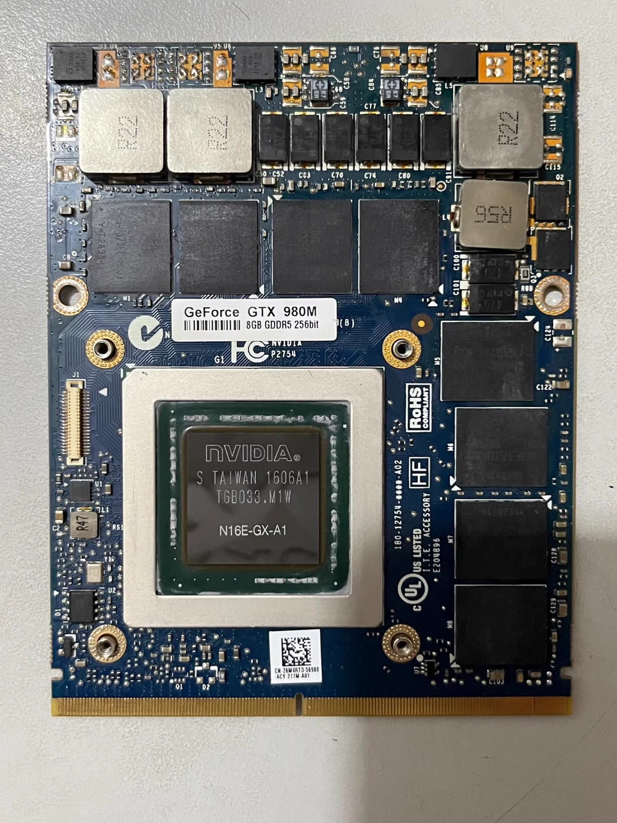 Dell GTX980M 8GB MXM Graphics Card-