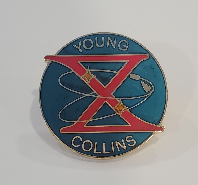 Collectible NASA Gemini X 10 Souvenir Lapel Hat Pin Pinchback Young & Collins