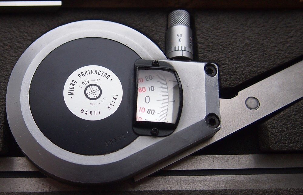 Marui Keiki MP-101 Micro Protractor 1 DIV=1' Precision Engineering tool