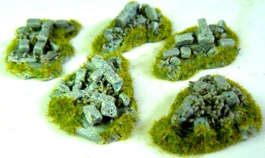 Javis - JR2 - OO/HO Walling Rubble 1" x 2" 2pk