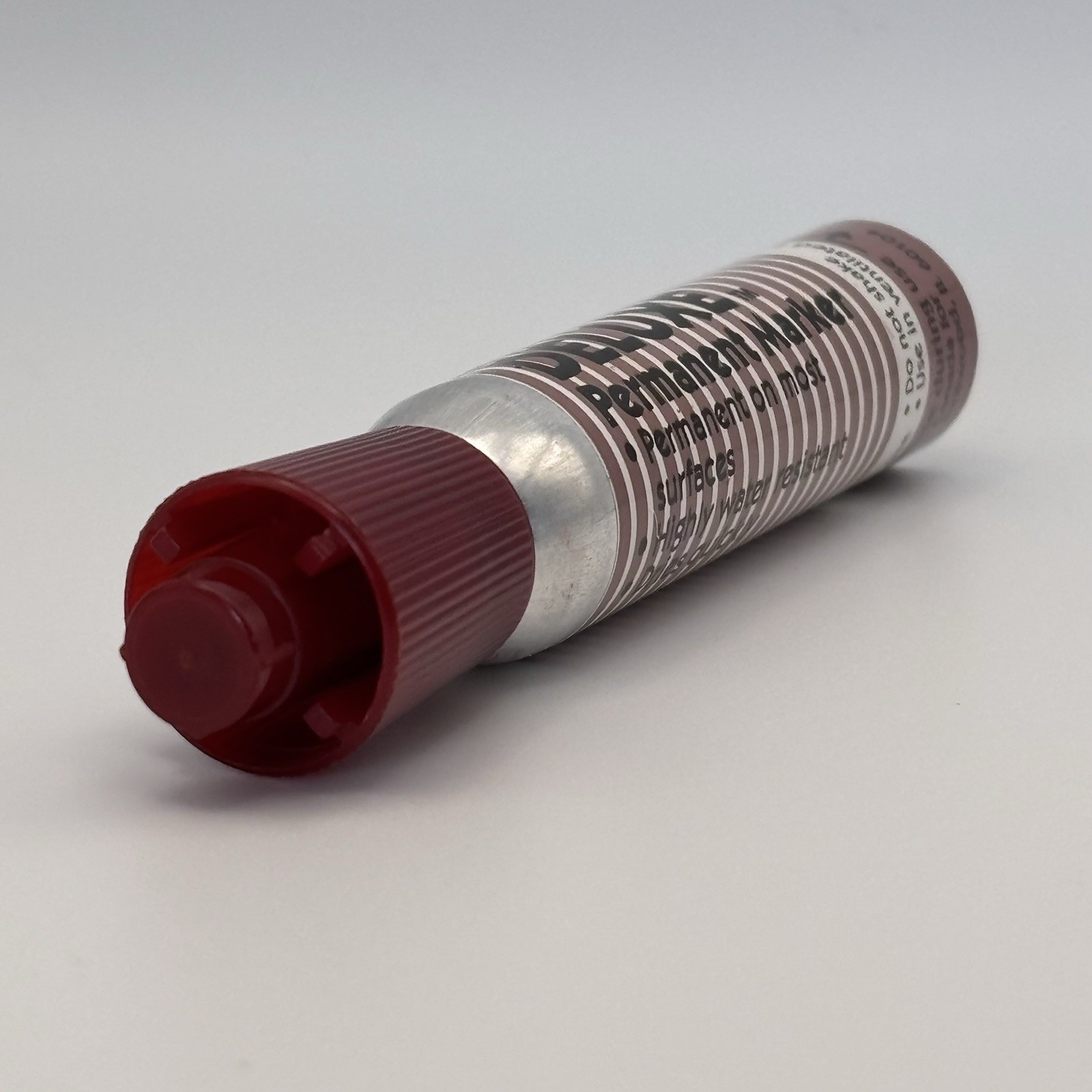 Vintage Sanford DeLuxe Permanent Marker Working RED