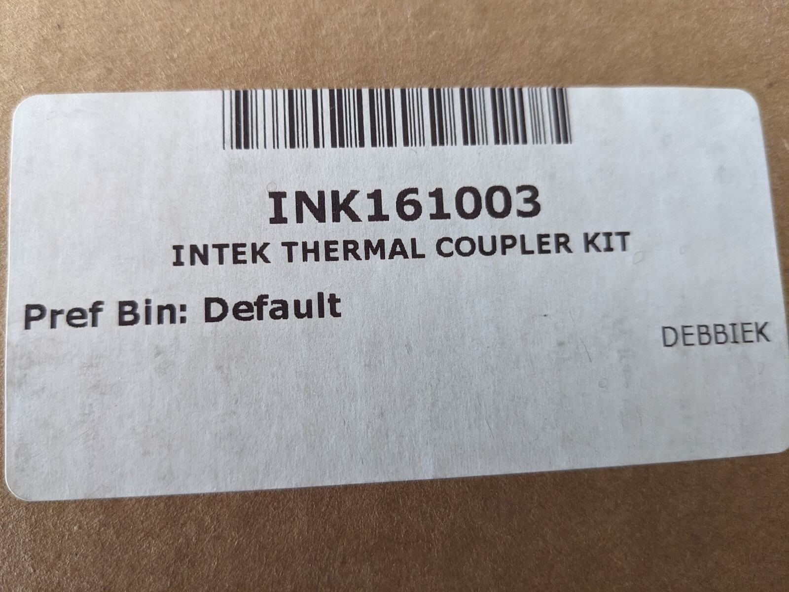 New Genuine OEM 161003 Intec Thermal Coupler Replacement