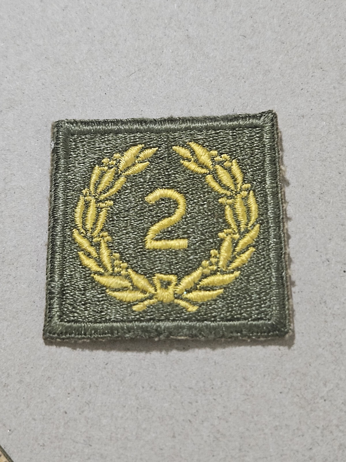 WW2 US Army Meritorious Unit Commendation Officer EM 2nd Award OD