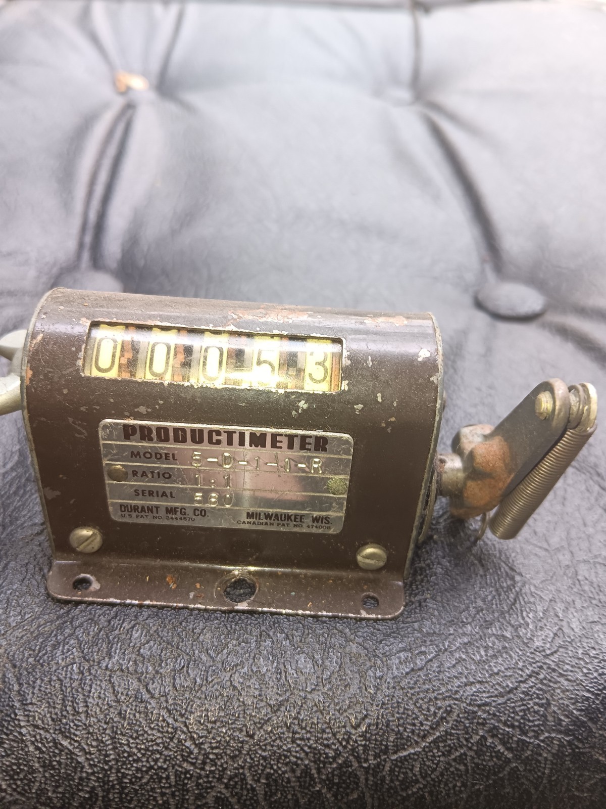 Durant  5-D-1-1-R Counter  ESTATE SALE used works