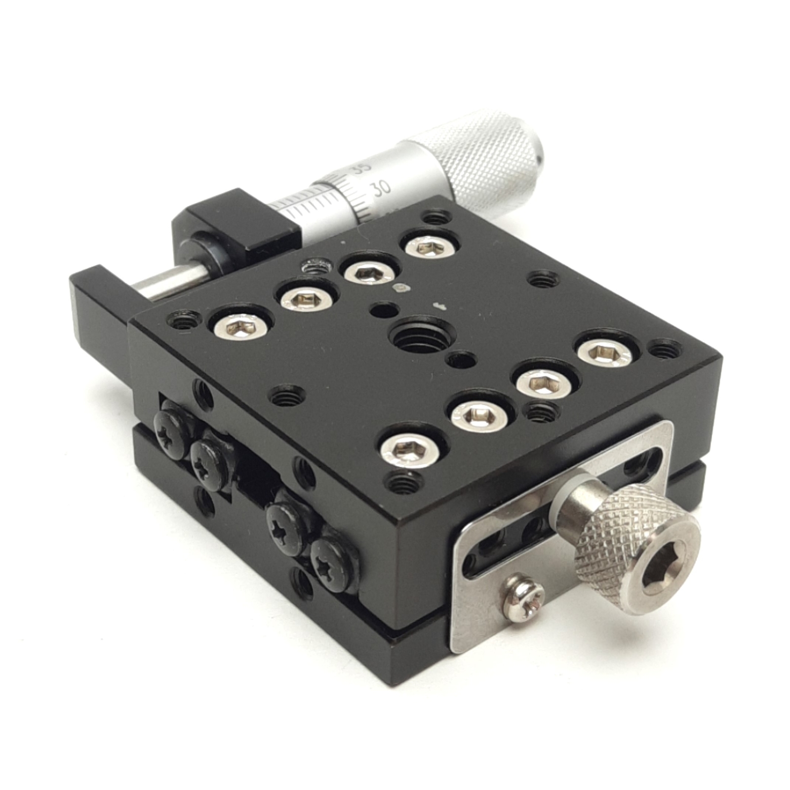 Mentor TNC JCX-40R(18H) Crossed Roller Stage, 40mm x 40mm, 6.5mm Travel, M6 Tap