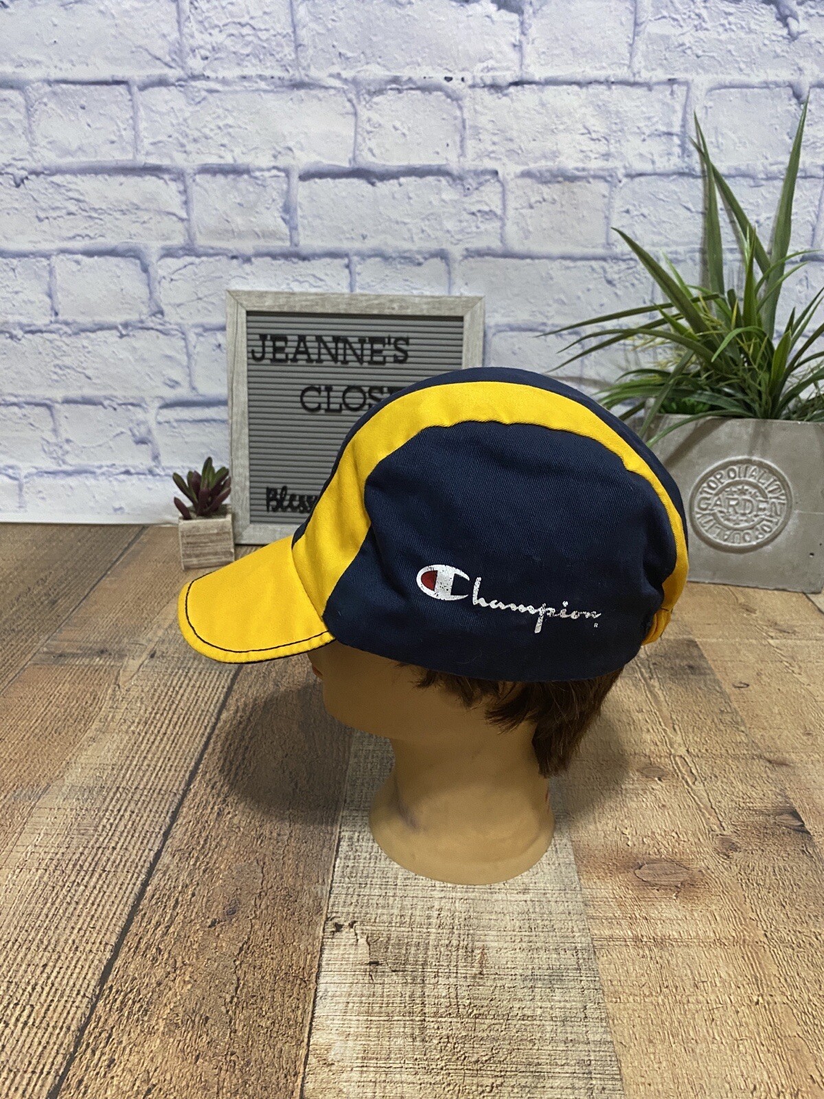 Vintage Champion Cycling Cap Hat