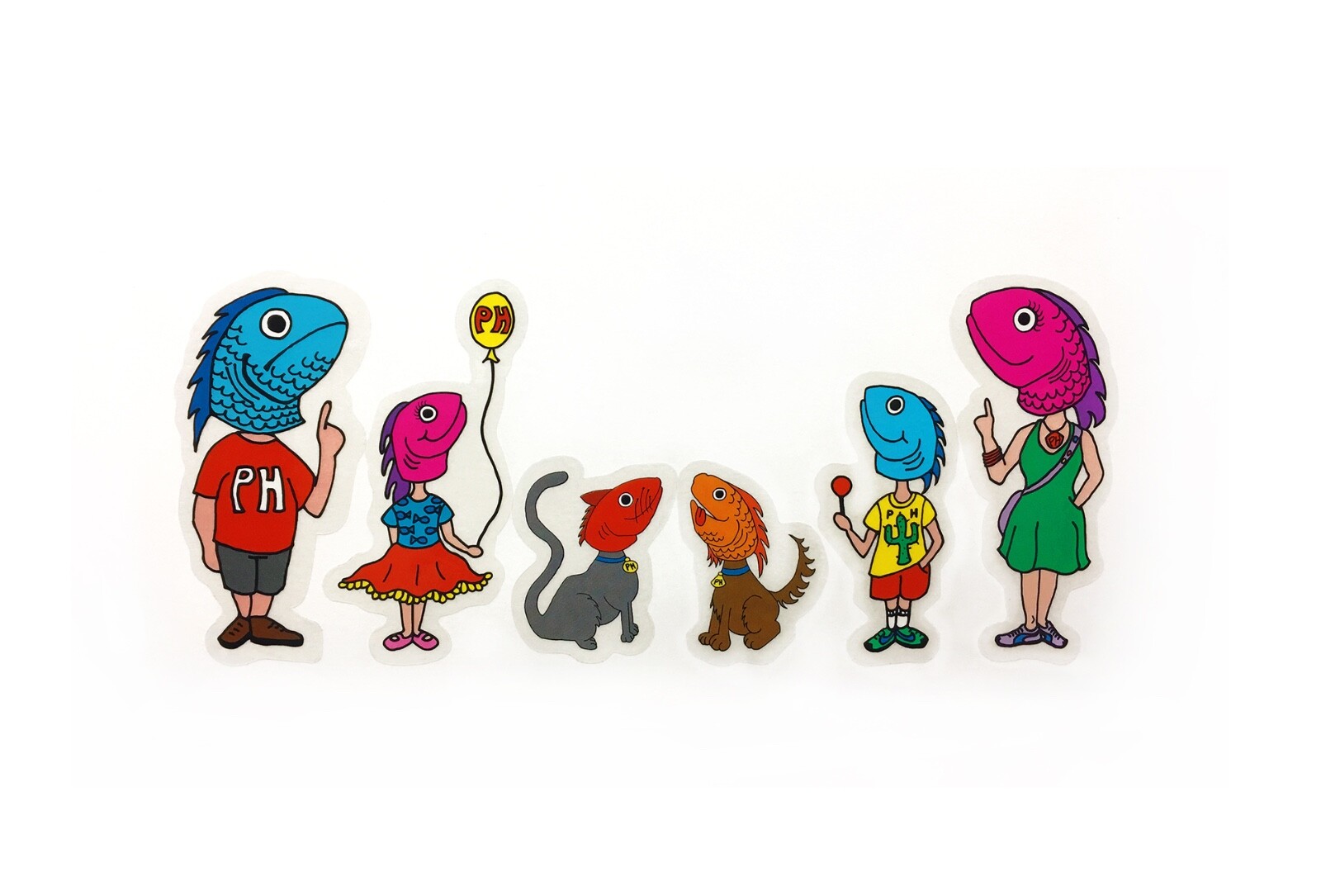 Phish Head Phamily Stickers! *Choose Your Pham OR Get the Full Set* Pin Poster