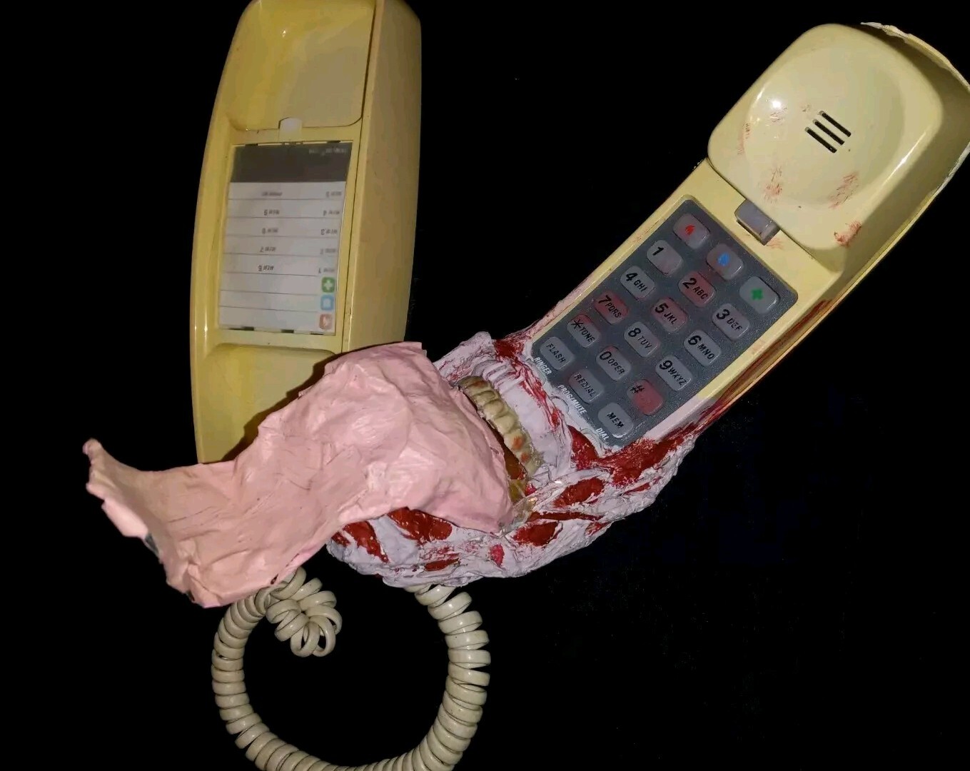 Freddy Kruger Nightmare Elm Street Phone "Im Your Boyfriend Now Nancy" Orig Art