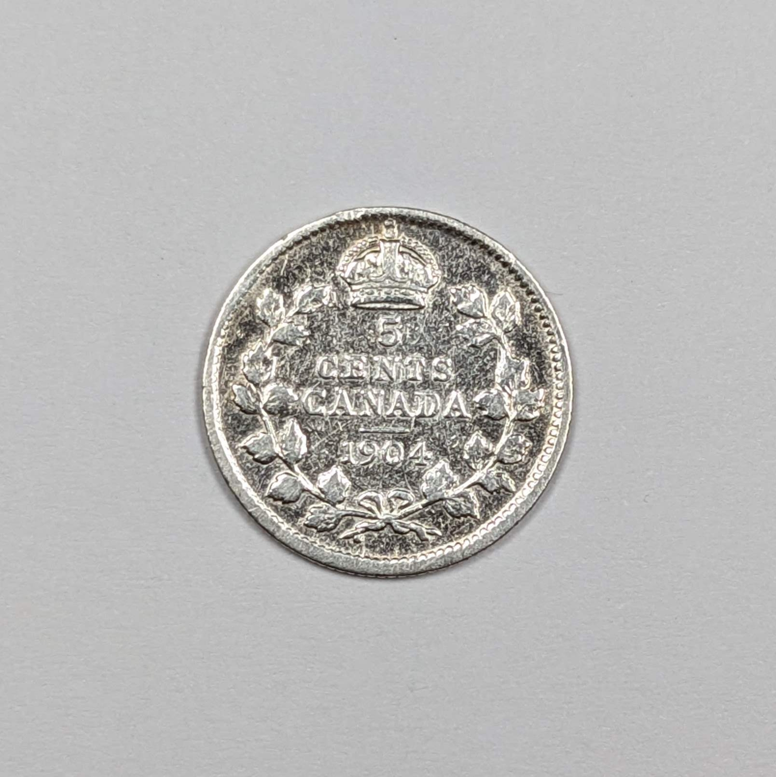 1904 Canada Silver Five Cents