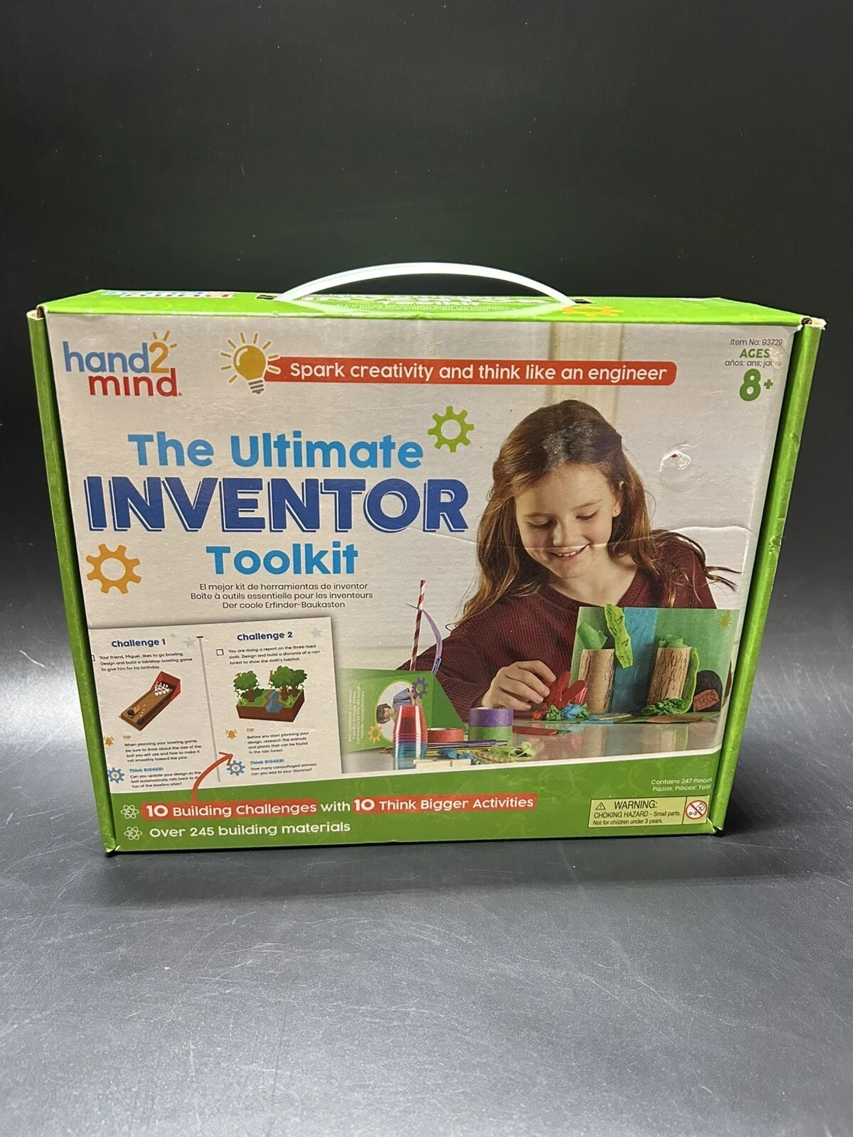 hand2mind Ultimate Inventor Toolkit, Ages 8+, Kids Inventing Kit, Ultimate Craft