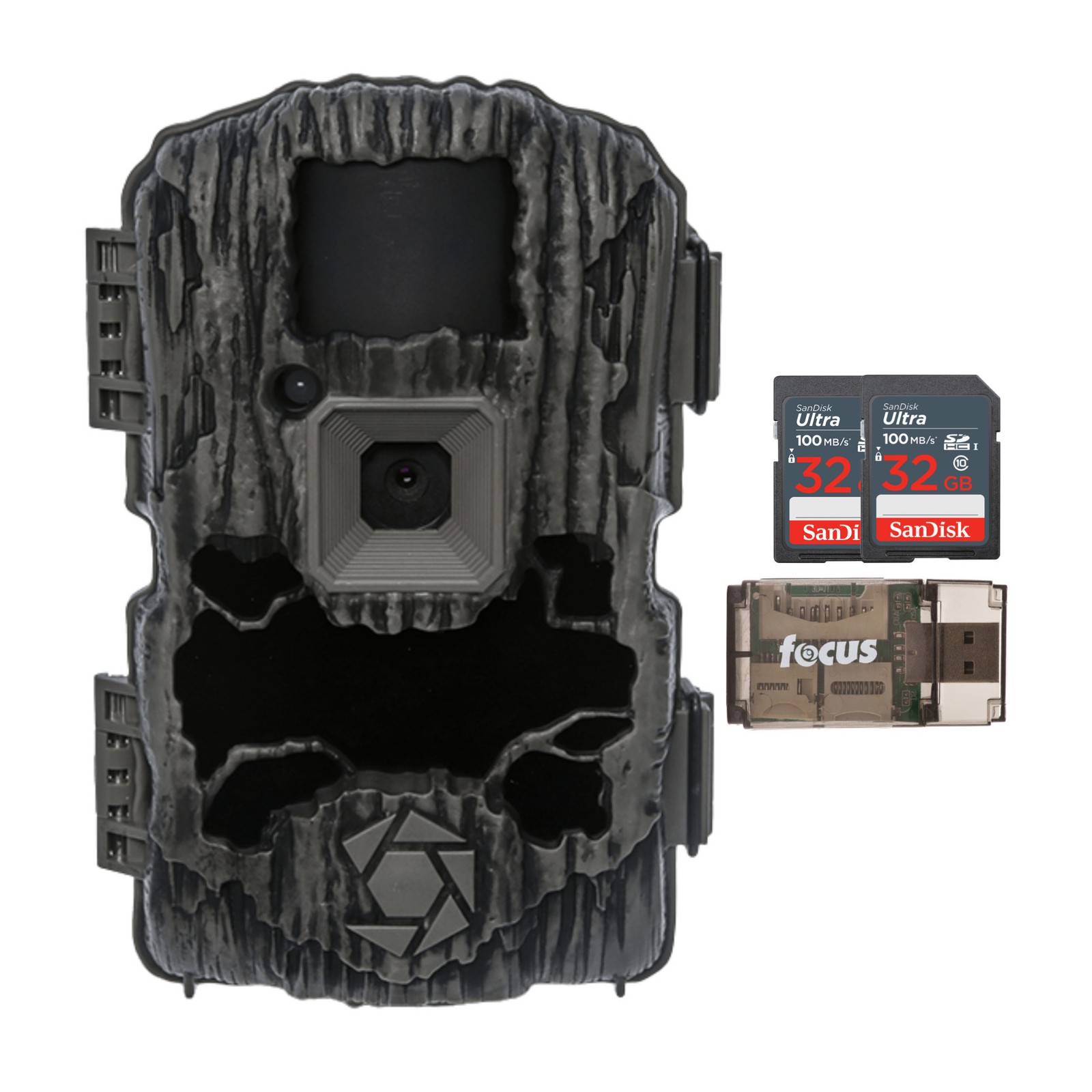 Stealth Cam GMAX32 32MP 1080p HD Video Trail Camera 32GB Memory Card Kit